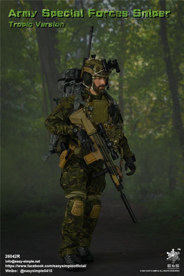 1 6 フィギュア ARMY Special Forces Sniper - ミリタリー