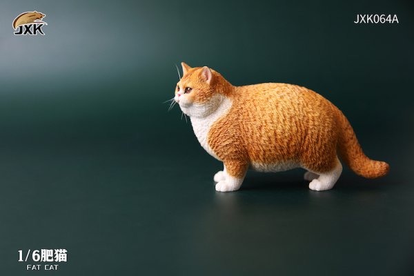 送料無料 1/6 JXK studio JXK064 英国 デブ猫 Fat Cat - 1/6フィギュア