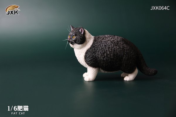 送料無料 1/6 JXK studio JXK064 英国 デブ猫 Fat Cat - 1/6フィギュア