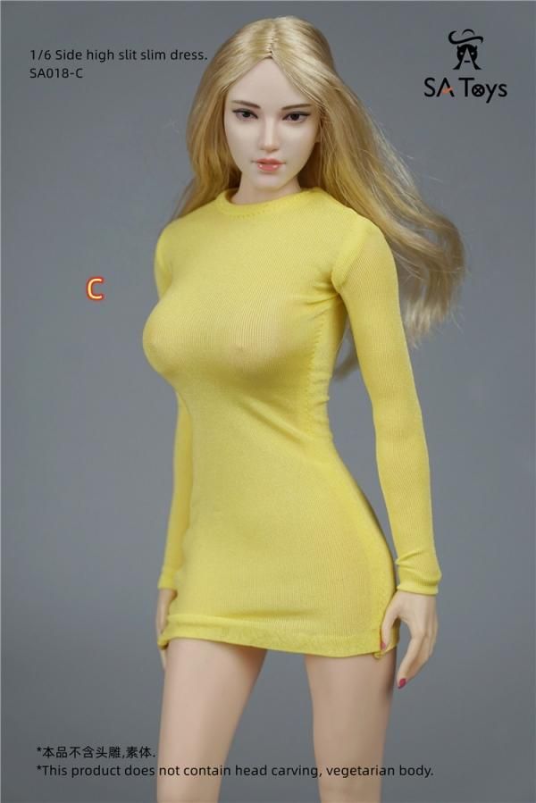 送料無料 1/6 SA Toys SA018 セクシータイトスカートワンピース