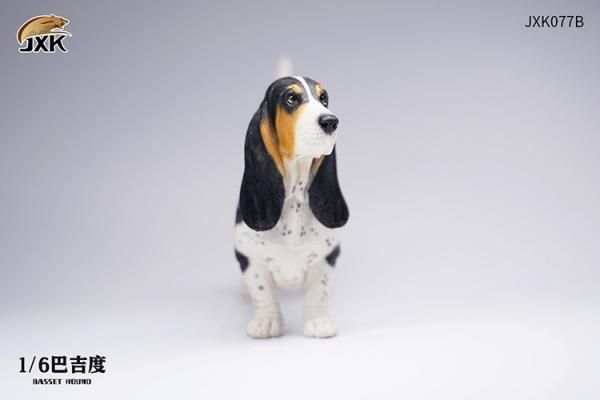 バセットハウンド 1/6 フィギュア A コーヒー（JXK077A）の通販