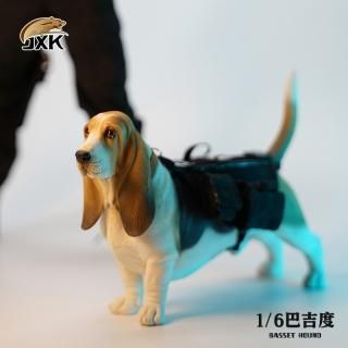 送料無料 1/6 JXK studio JXK077 バセット・ハウンド犬