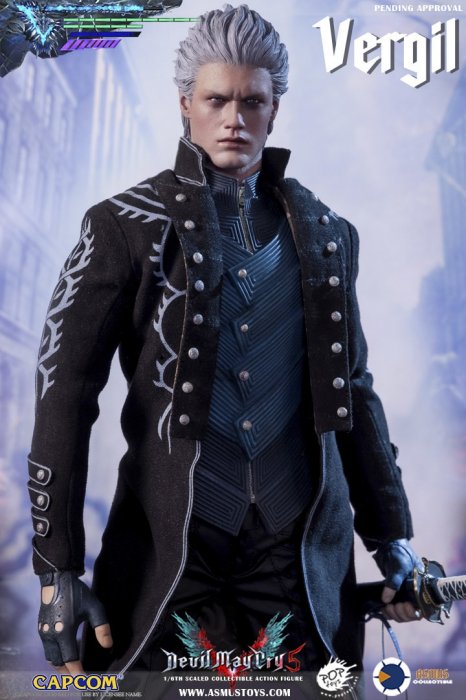 送料無料 1/6 Asmus Toys DMC500 バージル デビル メイ クライ5 男性