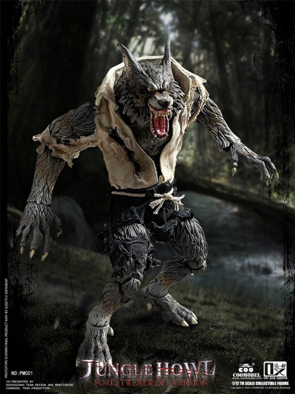 送料無料 1/12 COOMODEL x OUZHIXIANG PM001 Palmtop Monsters - Jungle Howl  (Forest Werewolf Standard) - 1/6フィギュアの通販、予約なら トイザキュート Since 2008