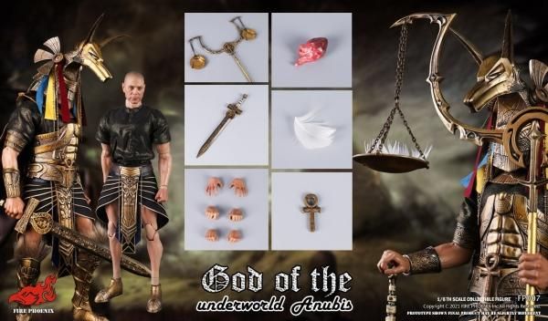 送料無料 1/6 FIRE PHOENIX FP007 合金製 Anubis アヌビス エジプト