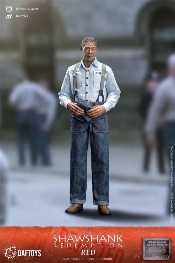 映画　ショーシャンクの空に　　フィギュア Amazon | DAFTOYS TOYS 1/6 ショーシャンクの空に レッド