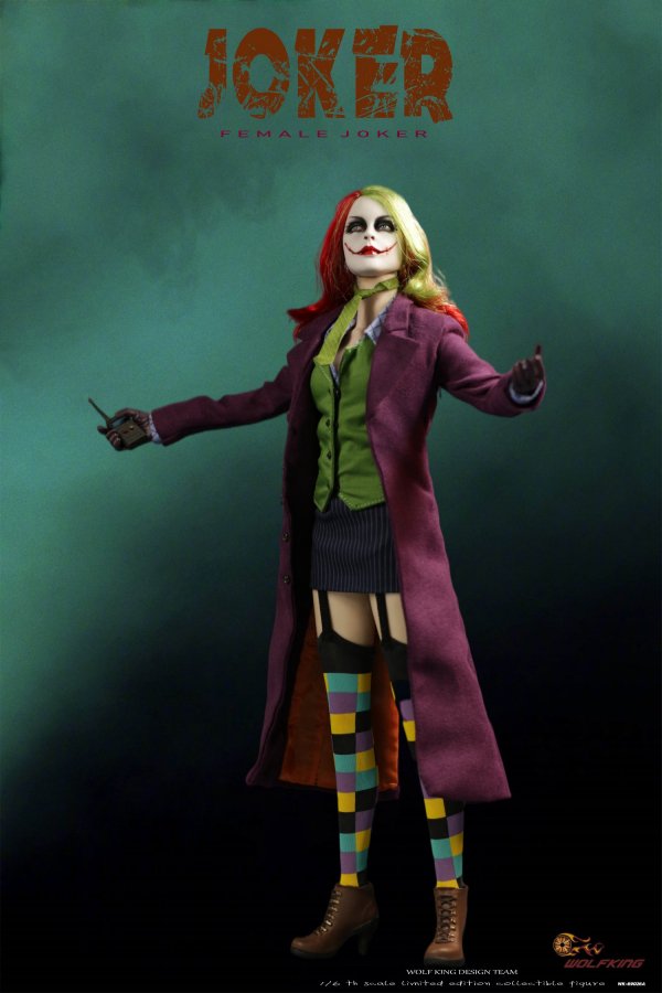 送料無料 1/6 WOLFKING WK-89026A Female Joker 女性ジョーカー 数量 