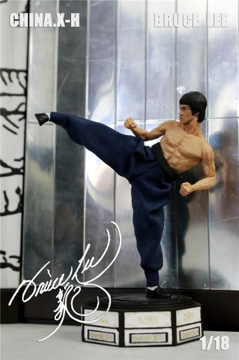 送料無料 1/18 CHINA.X-H ブルース・リー フォーマットフィギュア - 1