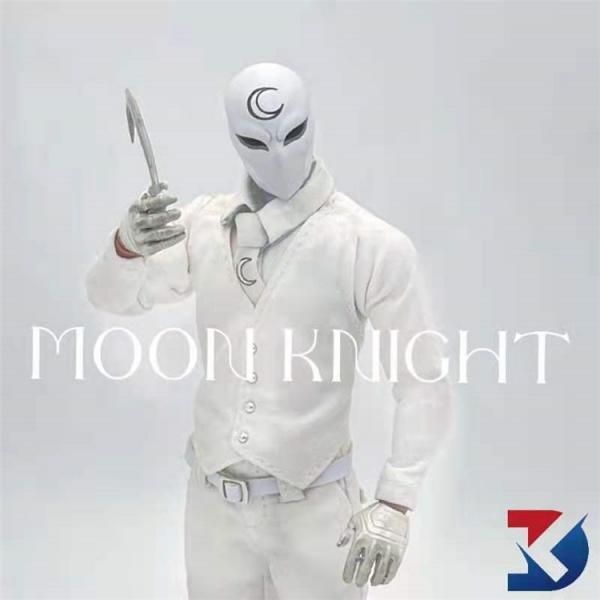 送料無料 1/6 DKtoys ムーンナイト 男性ホワイトスーツ服と靴セット