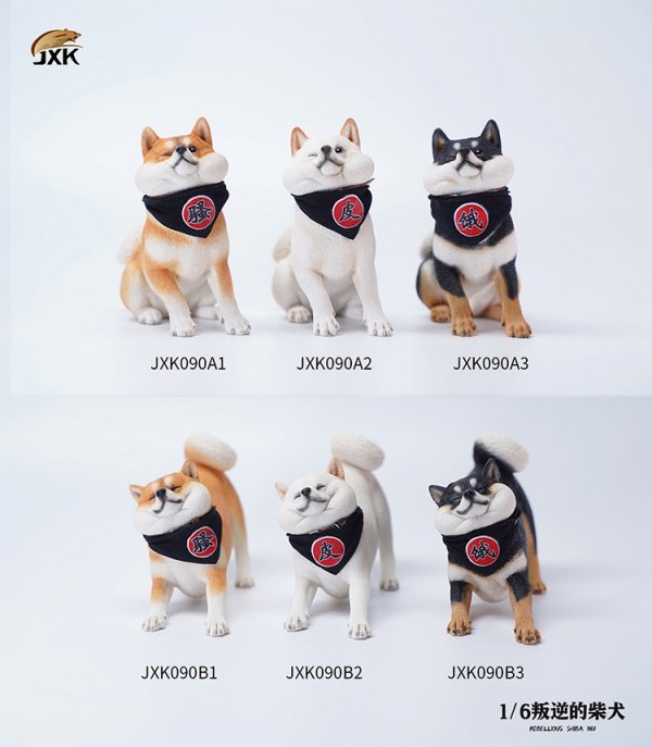 送料無料 1/6 JXK studio JXK090 反逆柴犬 - 1/6フィギュアの通販 