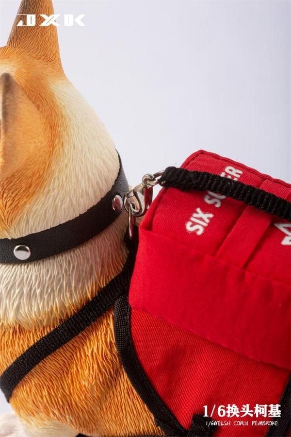 送料無料 1/6 JXK studio JXK093 頭替え ウェルシュ・コーギー犬