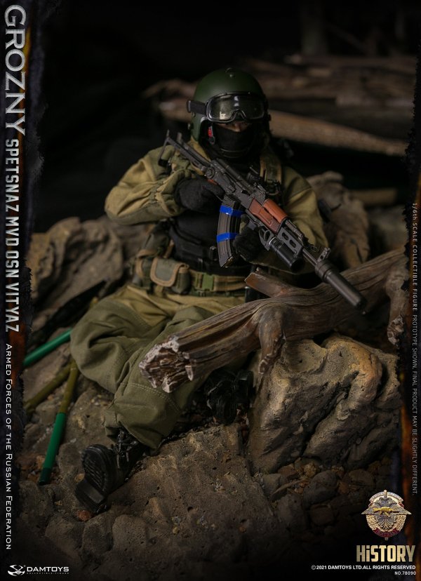 送料無料 1/6 DAMTOYS 78090 SPETSNAZ MVD VV OSN Vityaz GROZNY 欧米