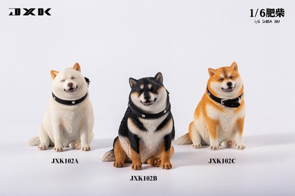 送料無料 1/6 JXK studio JXK102 柴犬 - 1/6フィギュアの通販、予約 