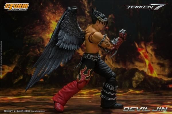 送料無料 1/12 Storm Toys BNTK05 鉄拳7 Devil Jin 風間 仁 - 1/6