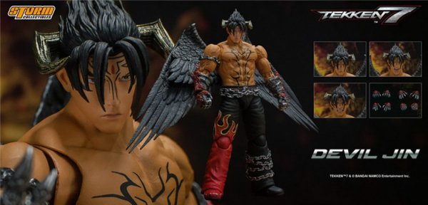 送料無料 1/12 Storm Toys BNTK05 鉄拳7 Devil Jin 風間 仁 - 1/6