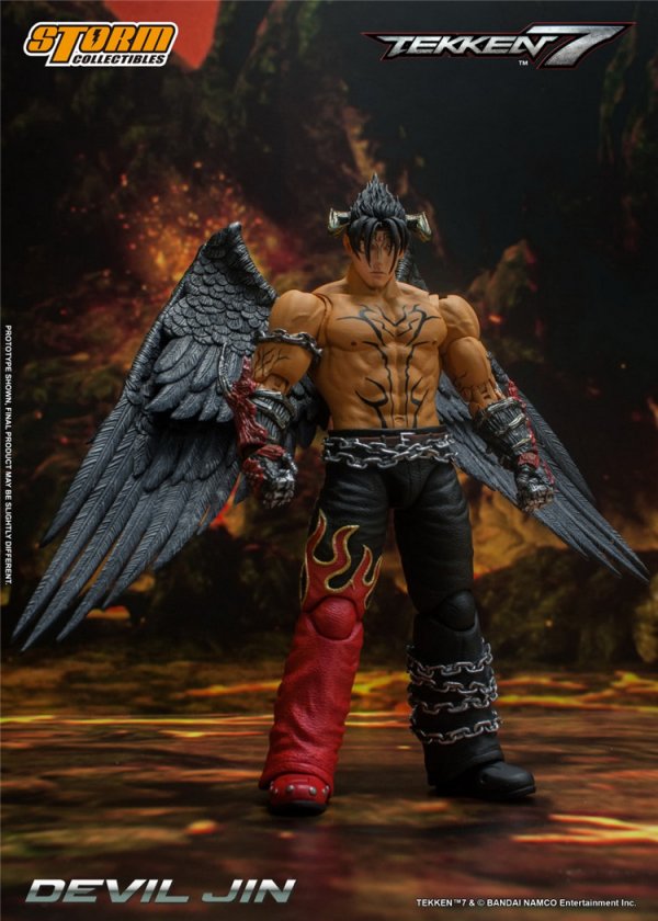 送料無料 1/12 Storm Toys BNTK05 鉄拳7 Devil Jin 風間 仁 - 1/6 