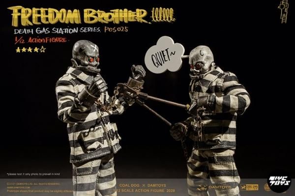 その他 DAMTOYS x COALDOG FREEDOM BROTHER 1/12 Death Gas Station Freedom Brothers 1/12 Scale Figure Set