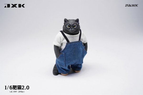 送料無料 1/6 JXK studio JXK103 太った猫 - 1/6フィギュアの通販