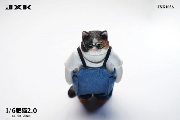 送料無料 1/6 JXK studio JXK103 太った猫 - 1/6フィギュアの通販、予約なら トイザキュート Since 2008