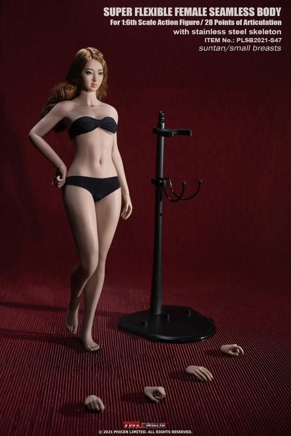 送料無料 1/6 TBLeague PLSB2021-S47 サンタン肌 美人女子大生 超柔軟
