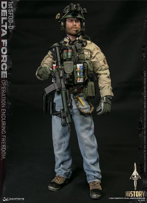 送料無料 1/6 DAMTOYS 78091 デルタ特殊部隊1st SFOD-D 欧米男性
