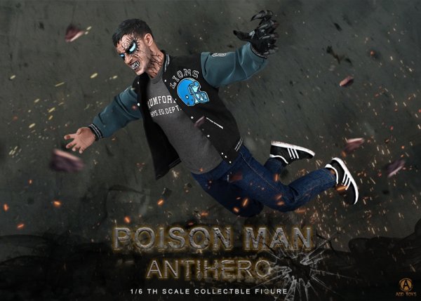 送料無料 1/6 ADD TOYS AD09 POISON MAN 欧米男性フルセット - 1/6