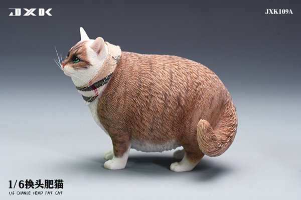 送料無料 1/6 JXK studio JXK109 太った猫 頭入り替え可 - 1/6 