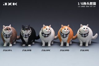 予約 送料無料 1/6 JXK studio JXK109 太った猫 頭入り替え可
