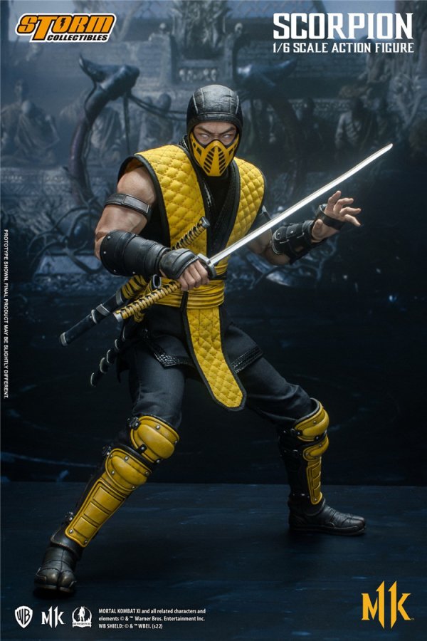 送料無料 1/6 Storm Toys DCMK09 モータルコンバット Scorpion - 1/6