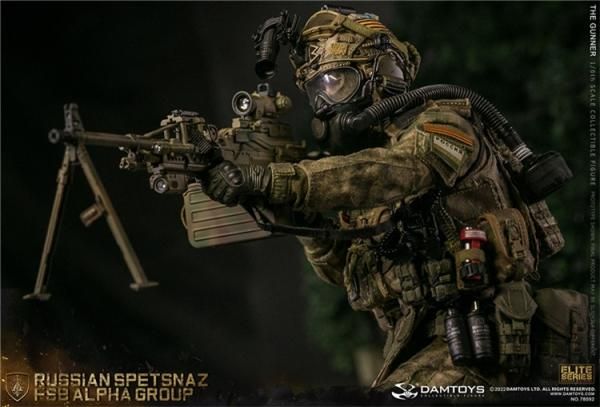 DAMTOYS ロシア連邦安全局アルファチームFSB ALPHA機関銃手 1/6 フィギュア専門店 -ソダチトイズ / DAMTOYS ロシア連邦安全局