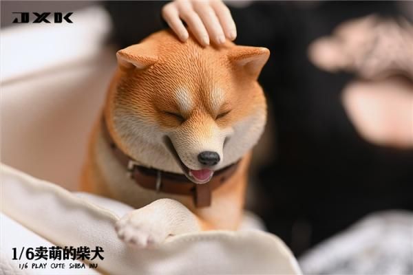 送料無料 1/6 JXK studio JXK114 ダブルヘッド付 PLAY CUTE 柴犬