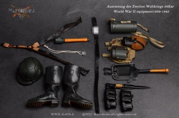 予約 送料無料 1/6 Marsdivine G-018-A Ausrstung des Zweiten Weltkriegs 98Kar WW II  equipment 軍装備とアクセサ - 1/6フィギュアの通販、予約なら トイザキュート Since 2008