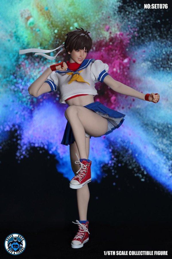 送料無料 1/6 SUPER DUCK SET076 ファイターセクシー 美少女 Fighting Girl 美人女性ヘッドと服セット -  1/6フィギュアの通販、予約なら トイザキュート Since 2008