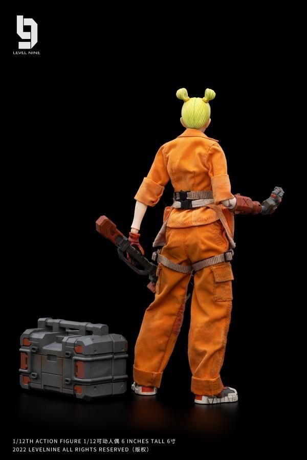 送料無料 1/12 JOYTOY JT2948 混乱前線 女子作業大工職人