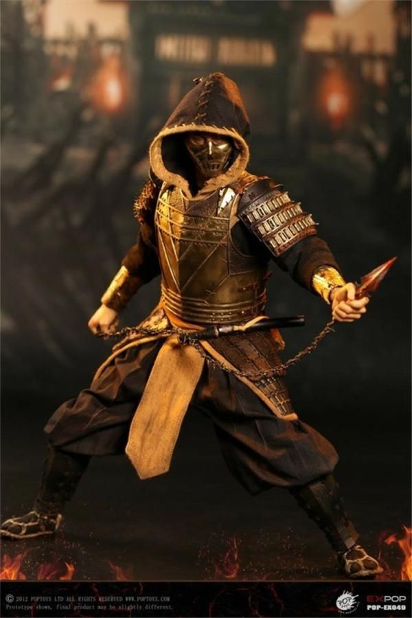 送料無料 1/6 POPTOYS EX049 Warrior Scorpion サムライ アジアン男性