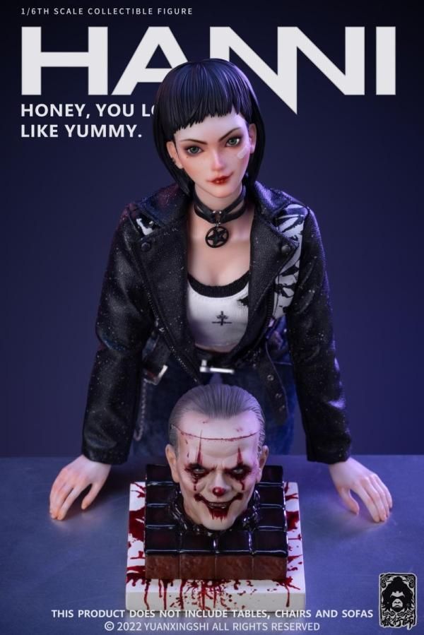 送料無料 1/6 YXS HSLX-001 HANNI 美食ハンター 欧米美人女性フル