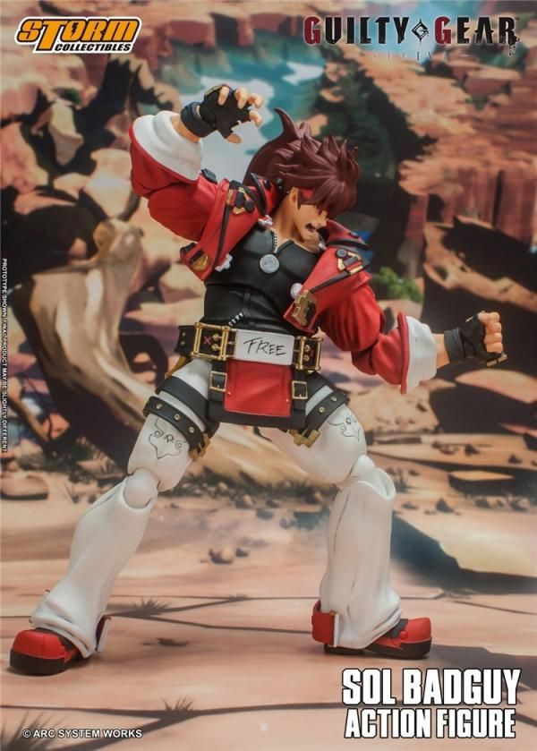 Storm Toys SOL BADGUY アクションフィギュア ACSB01G 予約 送料無料 1/9 Storm Toys ACSB01 Guilty Gear Sol Badguy