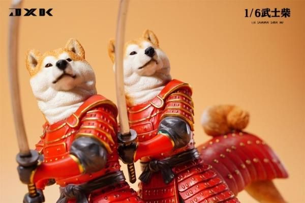 送料無料 1/6 JXK JXK135 サムライ柴犬 - 1/6フィギュアの通販、予約