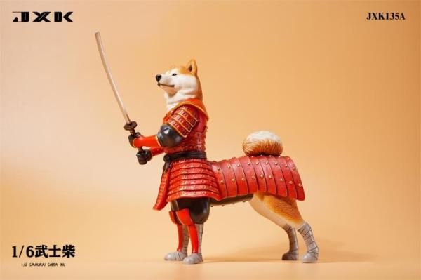 柴犬 可動フィギュア 送料無料 1/6 JXK JXK135 サムライ柴犬 - 1/6フィギュアの通販