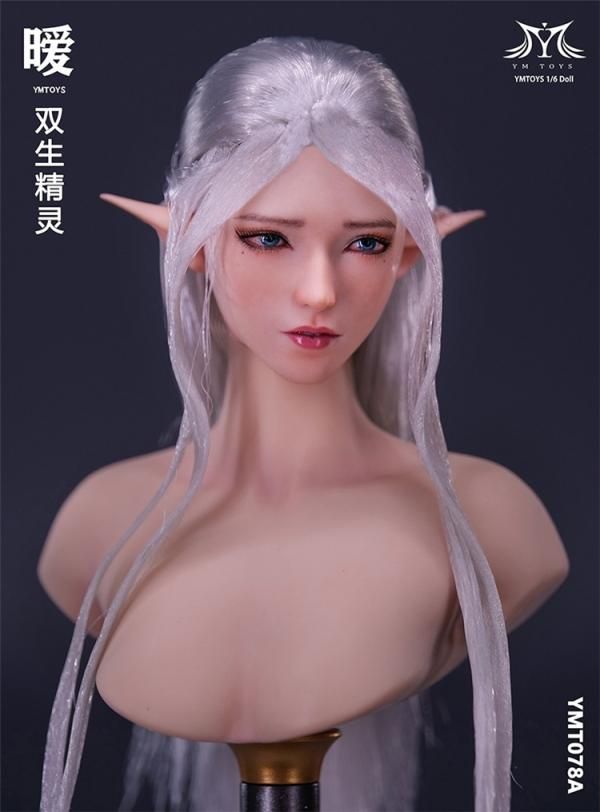 送料無料 1/6 YMTOYS YMT078 妖怪エルフ 暖 欧米美人女性ヘッド