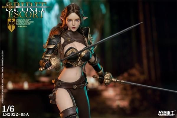 送料無料 1/6 龍山重工 LOGSHANJINSHU SL2022-05A ANNA エルフ美少女