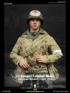 予約 送料無料 1/6 Facepoolfigure FP010 WWII US Ranger Combat Medic  France 1944 欧米男性フルセット