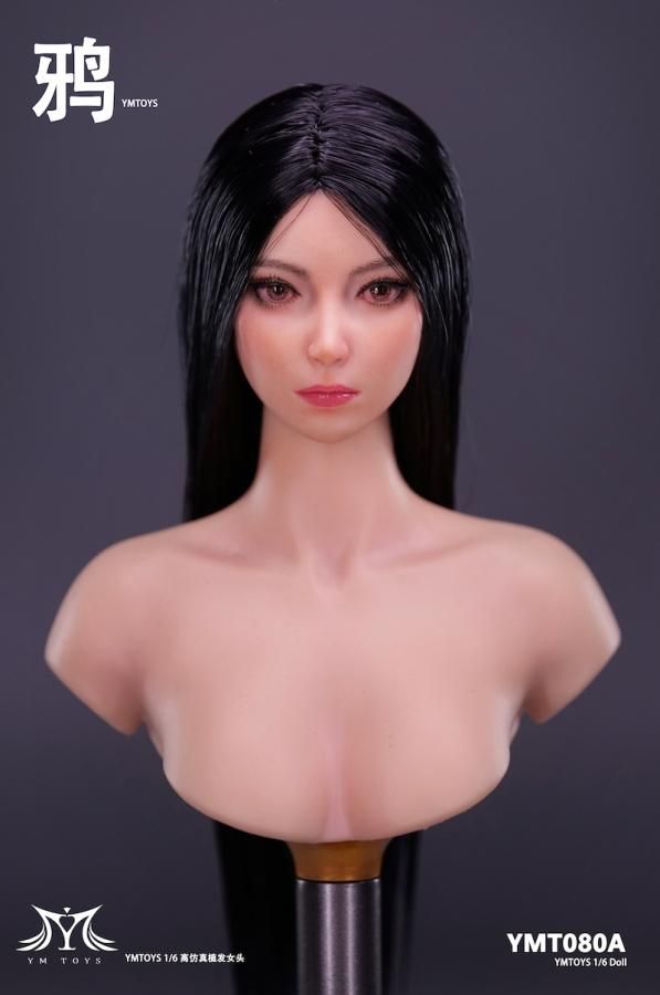 YMtoys】YMT076 A/B/C 1/6 Beauty Headsculpt 1/6スケール 植毛