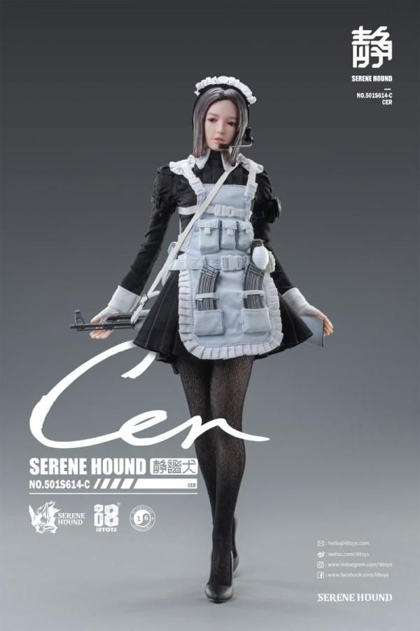 （中古品）1/6 フィギュア i8toys Rine i8TOYS】SERENE HOUND Rine 1/6 フィギュア i8TOYS 1/6 リン