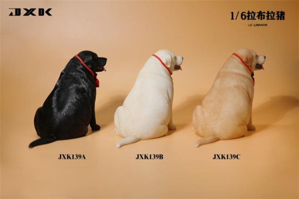 予約 送料無料 1/6 JXK JXK139 デブラブラドール・レトリバー犬 - 1/6