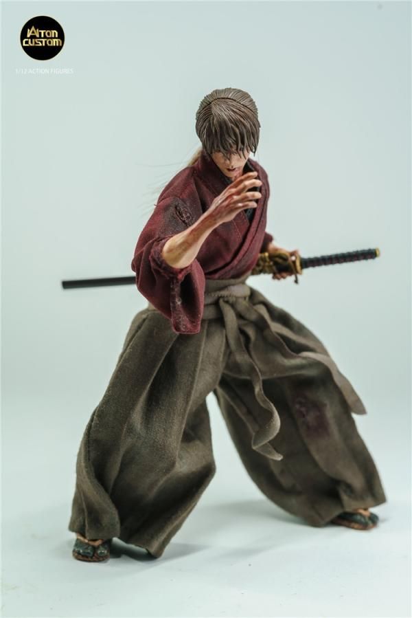 Aton Custom 1/12 サムライ アクションフィギュア Aton Custom 1/12 サムライ アクションフィギュア