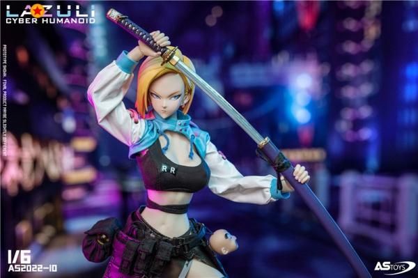 ASTOYS AS2022-10 cyber droid 1/6人造人間18号 1/6 Scale AStoys AS2022-10 Android 18 CYBER HUMANOID-LAZULI