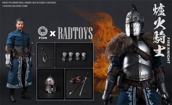 予約 送料無料 1/6 PION x RADTOYS DS001 FIRE KNIGHT 欧米男性フル