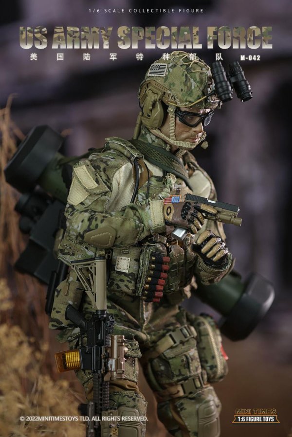 送料無料 1/6 Mini times toys M042 アメリカ陸軍特殊部隊群 欧米男性 