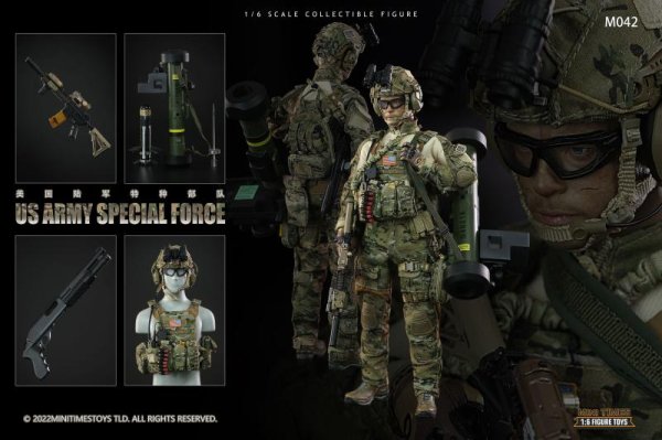 送料無料 1/6 Mini times toys M042 アメリカ陸軍特殊部隊群 欧米男性フルセット - 1/6フィギュアの通販、予約なら  トイザキュート Since 2008